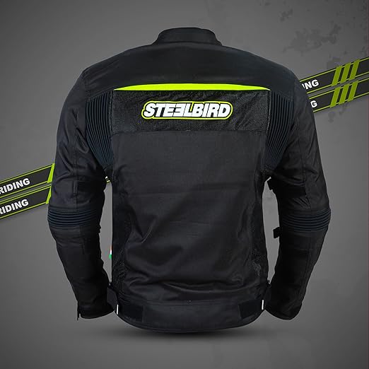 Steelbird Zojila Riding Jacket with Impact Protection and Abrasion Resistance.