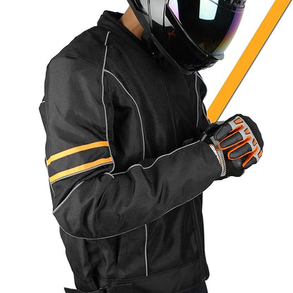 Steelbird Khardungla Riding Jacket with Impact Protection and Abrasion Resistance Removable CE Level 2 Protector