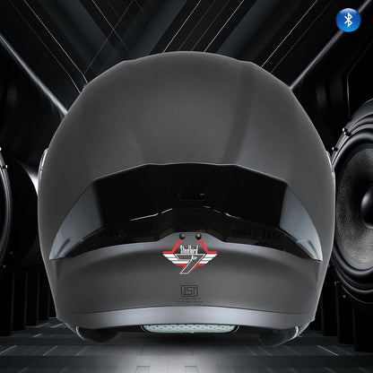 Steelbird Bluetooth Flip Up Isi Certified Motorcycling Helmet For Men And Women With Inner Smoke Sun Shield|Sba-20 7Wings .