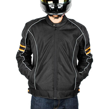 Steelbird Khardungla Riding Jacket with Impact Protection and Abrasion Resistance Removable CE Level 2 Protector