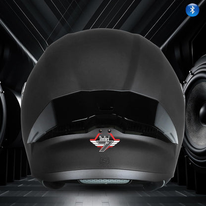 Steelbird Bluetooth Flip Up Isi Certified Motorcycling Helmet For Men And Women With Inner Smoke Sun Shield|Sba-20 7Wings