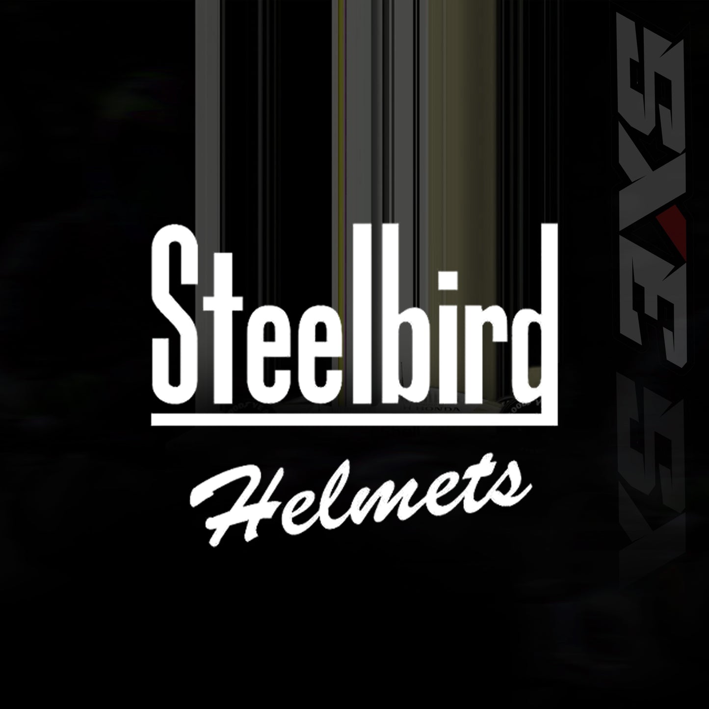 Steelbird SBH-61 SXE X2 Pinlock ISI and Dot Certified Full Face Helmet for Men and with Inner Silver Sunshield (Glossy Black Golden with Smoke Visor)