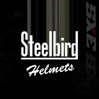 Steelbird SBH-61 SXE X2 Pinlock ISI and Dot Certified Full Face Helmet for Men and with Inner Silver Sunshield (Glossy Black Golden with Smoke Visor)
