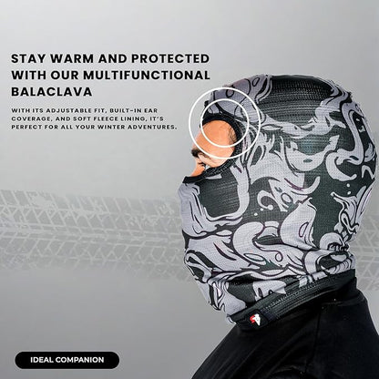 Steelbird Printed Balaclava Most Suitable for Motorcycling, Running, Sports, Head and Face Cover .