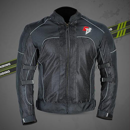 Steelbird Zojila Riding Jacket with Impact Protection and Abrasion Resistance.