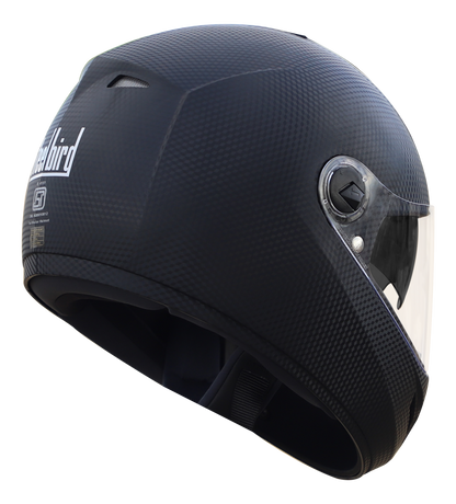 Steelbird Rox Cyborg ISI Certified Full Face Helmet for Men and Women with Inner Smoke Sun Shield and Outer Clear Visor
