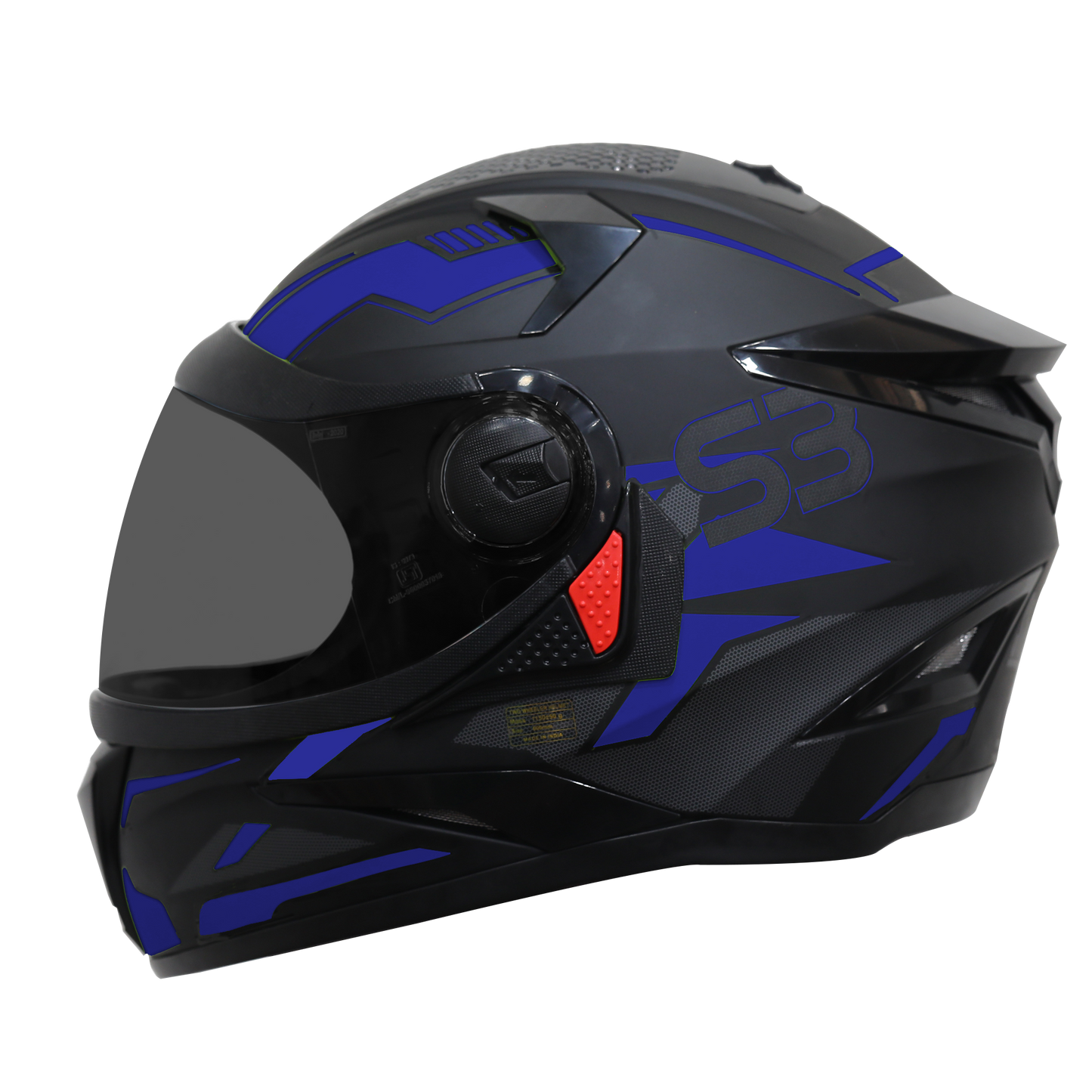 Steelbird SBH-17 Terminator ISI Certified Matt Finish Full Face Graphic Helmet