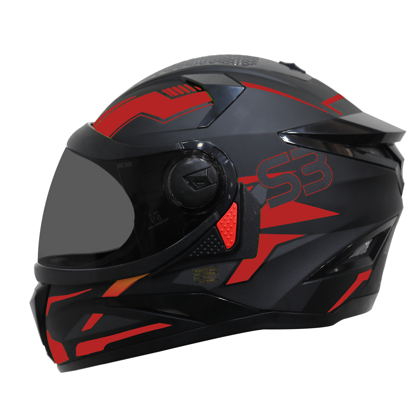 Steelbird SBH-17 Terminator ISI Certified Matt Finish Full Face Graphic Helmet .