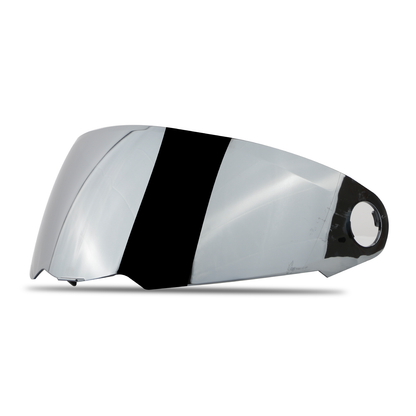 Steelbird SBA-1 Helmet Visor Compatible for All SBA-1 Model Helmets  (Chrome Silver Visor).