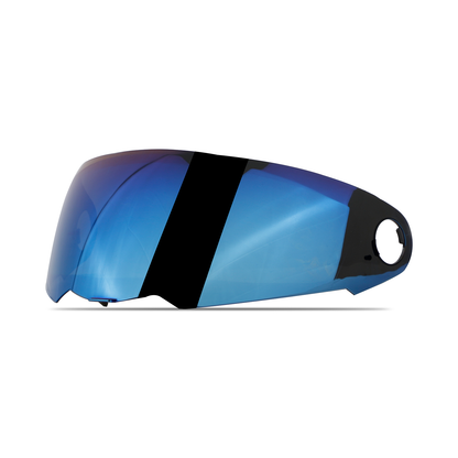 Steelbird SBA-1 Helmet Visor Compatible for All SBA-1 Model Helmets  (Chrome Blue )