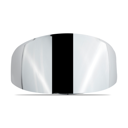 Steelbird SBA-21 Helmet Visor Compatible for All SBA-21 Model Helmets (Chrome Silver Visor)
