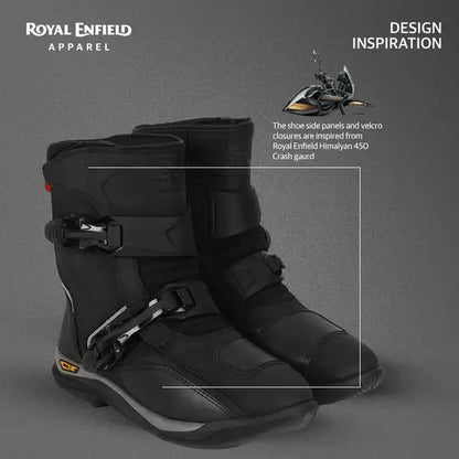 WANDERER WATERPROOF RIDING BOOT - BLACK