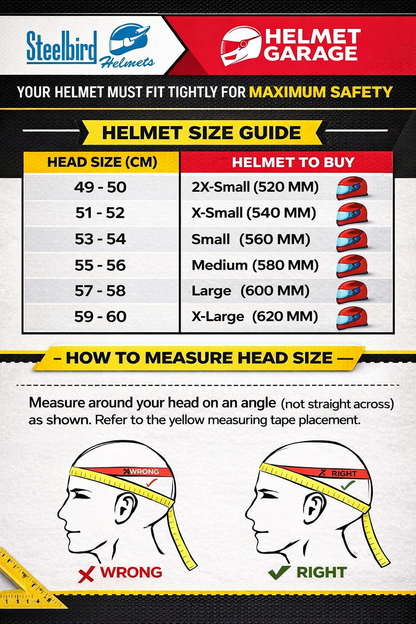 Steelbird SBH-57 Fighter F2 Graphic Helmet ISI and DOT Certified Full Face Helmet for Men with Inner Silver Sun Shield (Glossy Black Orange)