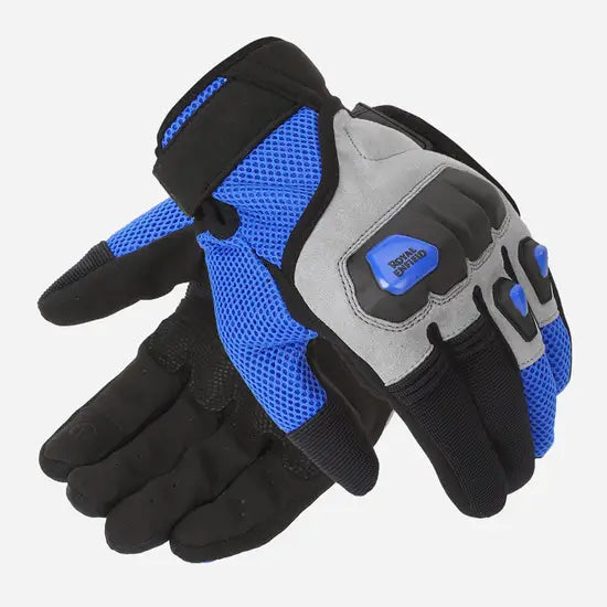 ROYAL ENFILED RAMBLER V3 GLOVES - BLUE