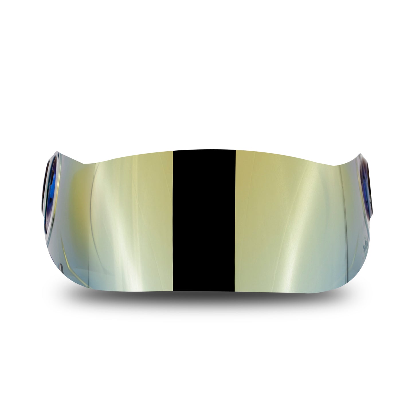 Steelbird SBH-17 Helmet Visor Compatible for All SBH-17 Model Helmets(Chrome Gold Visor) .