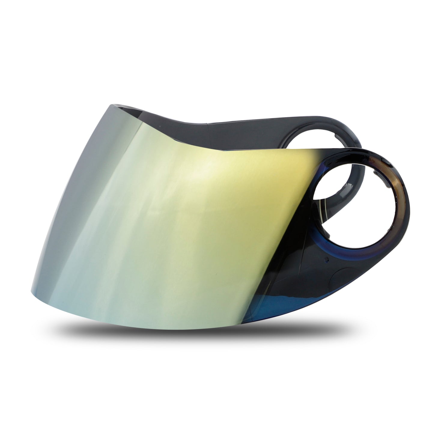 Steelbird SBH-17 Helmet Visor Compatible for All SBH-17 Model Helmets(Chrome Gold Visor) .