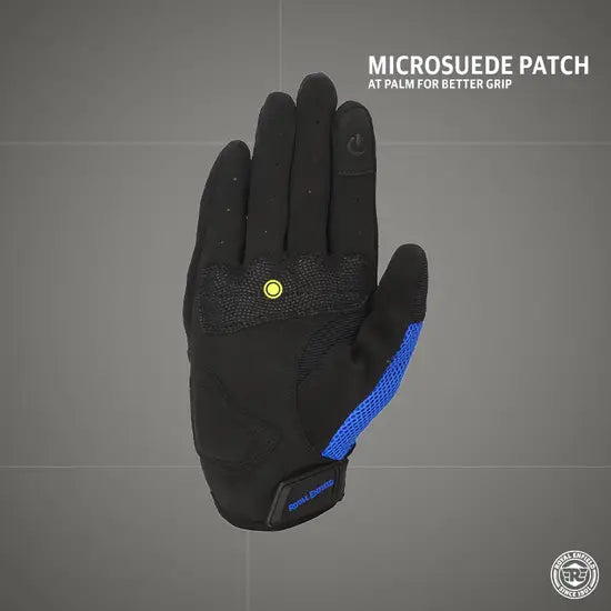 ROYAL ENFILED RAMBLER V3 GLOVES - BLUE