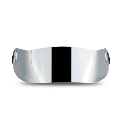 Steelbird SBH-17 Helmet Visor Compatible for All SBH-17 Model Helmets(Chrome Silver Visor)