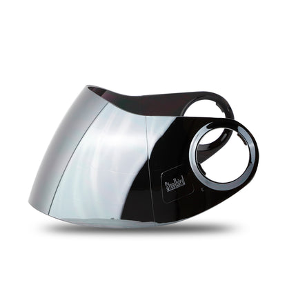 Steelbird SBH-17 Helmet Visor Compatible for All SBH-17 Model Helmets(Chrome Silver Visor)