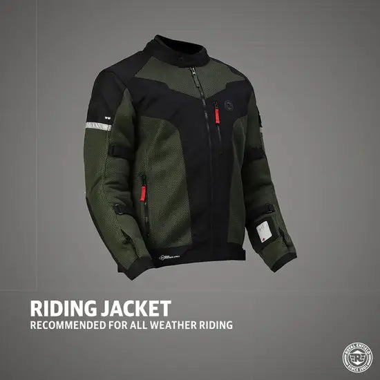 WINDFARER V2 RIDING JACKET - GREEN