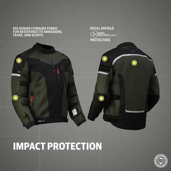 WINDFARER V2 RIDING JACKET - GREEN