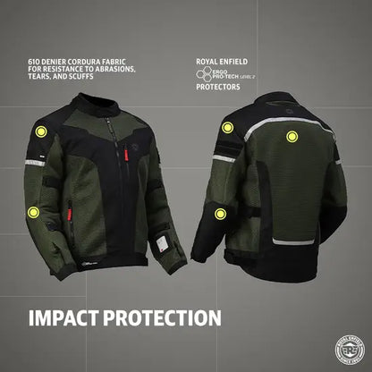WINDFARER V2 RIDING JACKET - GREEN